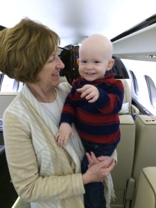 Ga and Mac on the jet